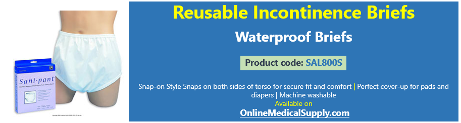 Waterproof incontinence briefs 